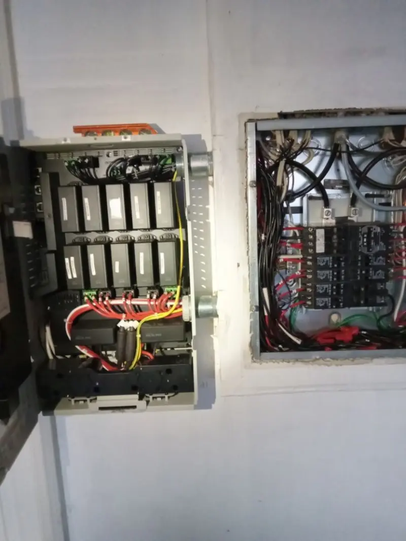 Electrical panel upgrade completed for Carbon Monoxide Detector Installation in Pine Creek